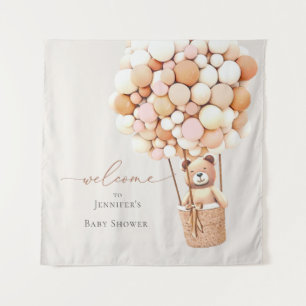 We Can Bearly Wait! Baby Shower Tapestry