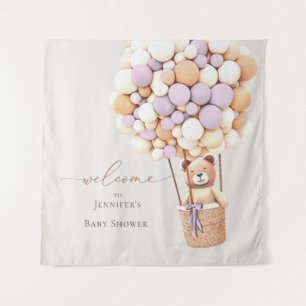 We Can Bearly Wait! Baby Shower Tapestry