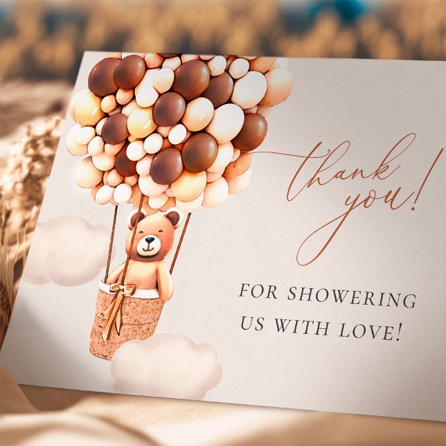 We Can Bearly Wait! Baby Shower Thank You (Creator Uploaded)