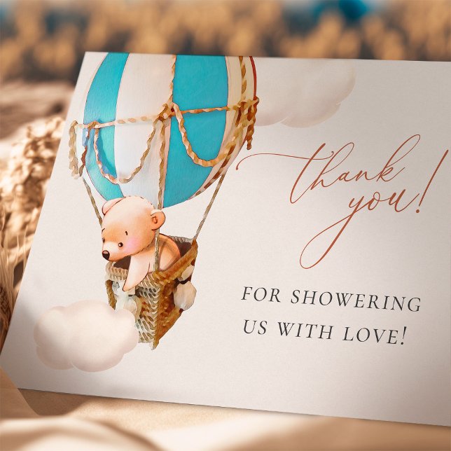 We Can Bearly Wait! Baby Shower Thank You (Creator Uploaded)