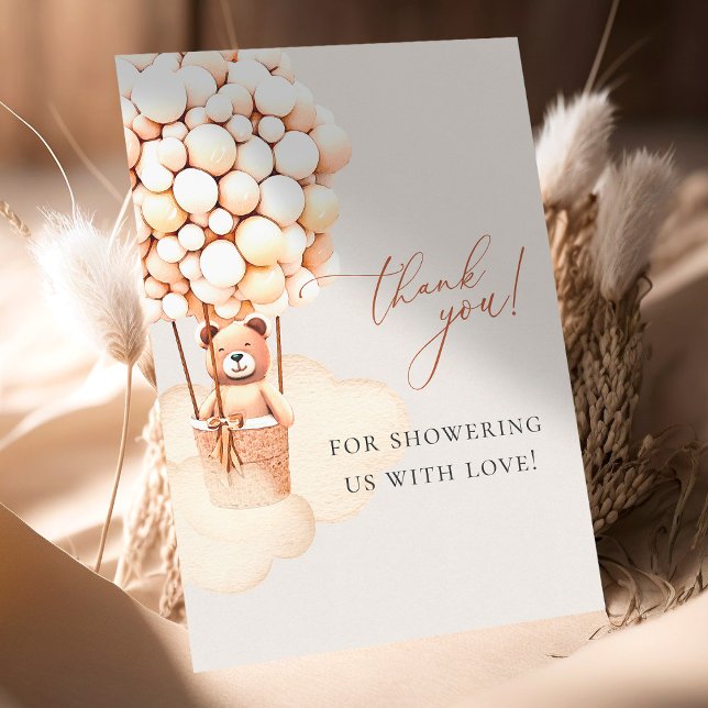 We Can Bearly Wait! Baby Shower Thank You (Creator Uploaded)