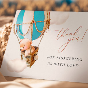 We Can Bearly Wait! Baby Shower Thank You Card