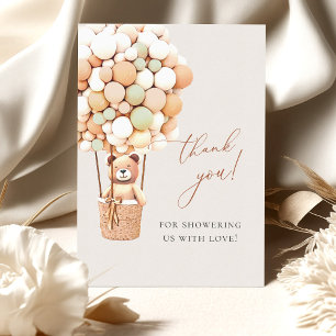 We Can Bearly Wait! Baby Shower Thank You Card