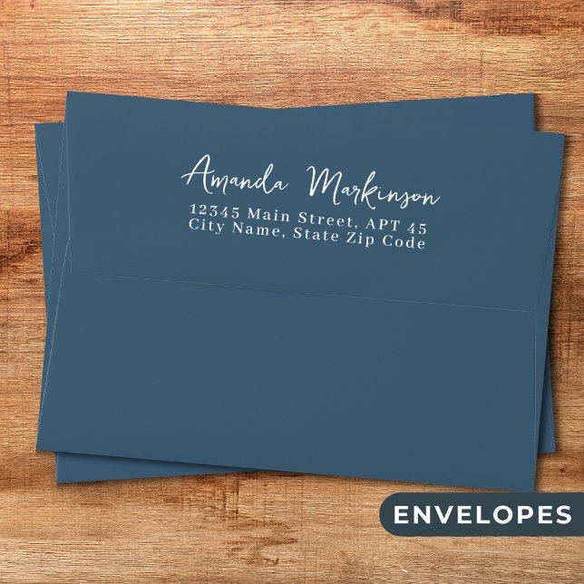 We Can Bearly Wait Blue Denim Teddy Bear Envelope (Creator Uploaded)