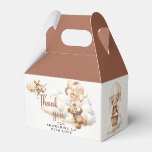We Can Bearly Wait Boho Gender Neutral Baby Shower Favour Box