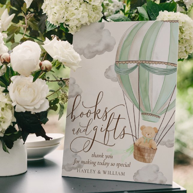 We Can Bearly Wait Books and Gifts Baby Shower Poster (Creator Uploaded)