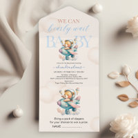 We can bearly wait boy baby shower
