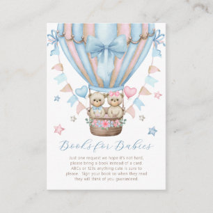 We Can Bearly Wait Boy Girl Twins Books for Babies Enclosure Card