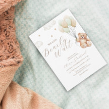 We Can Bearly Wait Gender Neutral Baby Shower