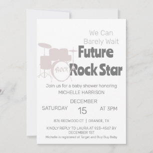 We Can Bearly Wait Gender Neutral Baby Shower Invitation
