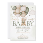 We Can Bearly Wait Green Boho Baby Shower