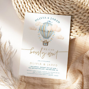 We Can Bearly Wait Joint Baby Shower Invitation