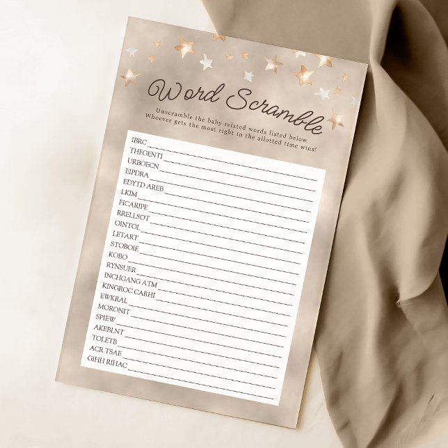 We Can Bearly Wait Neutral Word Scramble Game (Creator Uploaded)