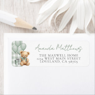 We Can Bearly Wait Sage Green Baby Shower