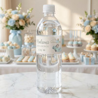 We Can Bearly Wait Teddy Bear Aeroplane Blue Boy