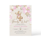 We Can Bearly Wait Teddy Bear Baby Girl Shower