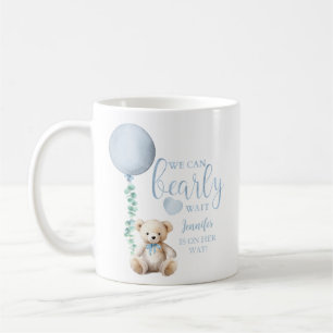 We Can Bearly Wait Teddy Bear Baby Shower  Coffee Mug