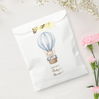 We Can Bearly Wait Teddy Bear Baby Shower FavorBag Favour Bags