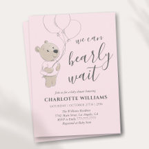 We Can Bearly Wait | Teddy Bear Baby Shower