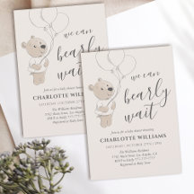 We Can Bearly Wait | Teddy Bear Baby Shower