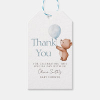 We Can Bearly Wait Teddy Bear Balloon Thank You 