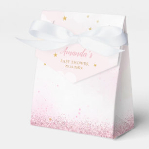 We Can Bearly Wait Teddy Bear Girl Baby Shower Favour Box