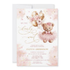 We Can Bearly Wait Teddy Bear Girl Baby Shower