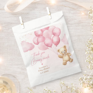 We can bearly wait teddy bear thank you beary much favour bags