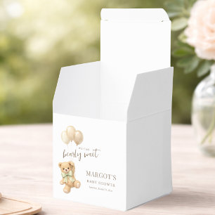 We Can Bearly Wait Theme Baby Shower Favour Box