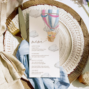 We Can Bearly Wait Twins Baby Shower Menu