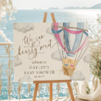 We Can Bearly Wait Twins Baby Shower Welcome