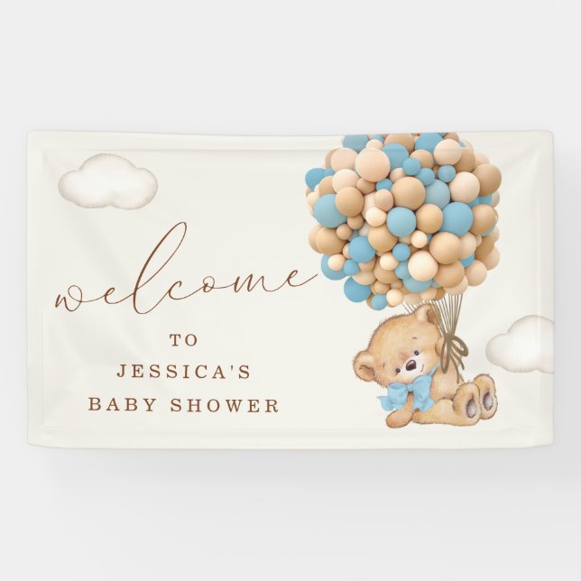 We Can Bearly Wait Welcome Banner (Horizontal)