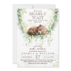 We can Bearly Wait Woodland Greenery Baby Shower