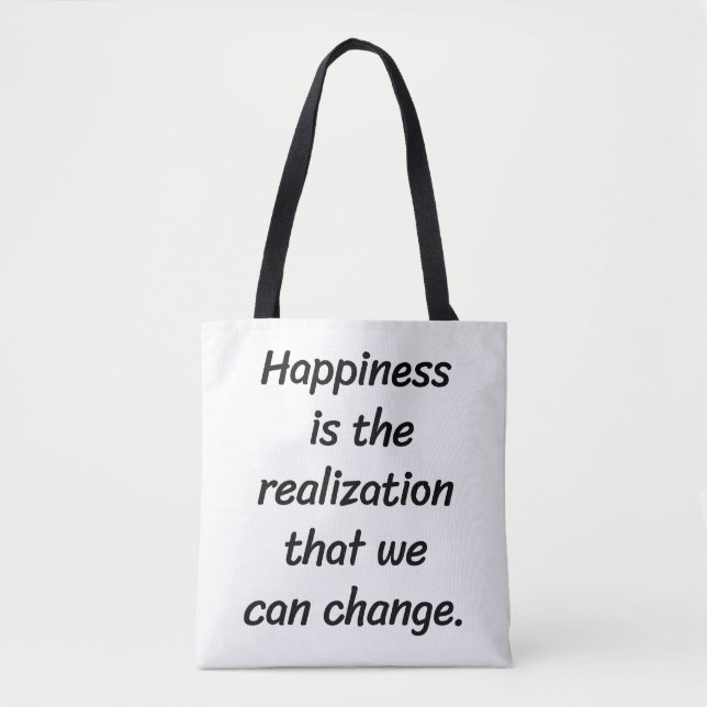 We Can Change Shoulder Tote Bag (Front)