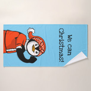 We can Christmas Bath Towel Set