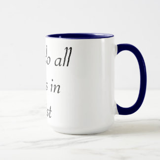We can do all things mug