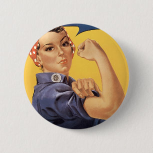 We Can Do It! 6 Cm Round Badge