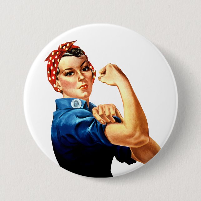 We Can Do It! 7.5 Cm Round Badge (Front)