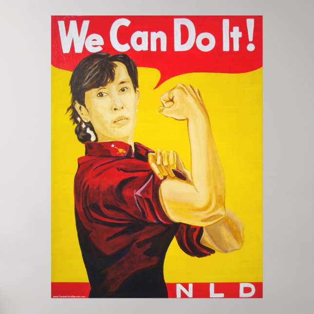 We Can Do It! - Ang San Suu Kyi Poster (Front)