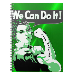We Can Do It, Bandanna Lady Lyme Disease Notebook