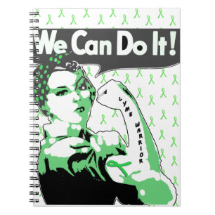 We Can Do It, Bandanna Lady Lyme Disease Notebook