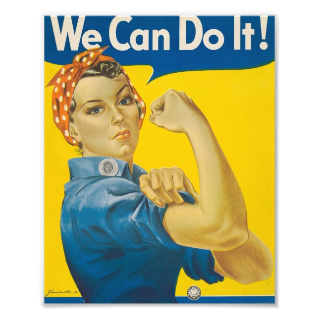 We Can Do It! by J. Howard Miller Photo Print (Front)