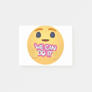 We Can Do It Care Emojis Post-it Notes