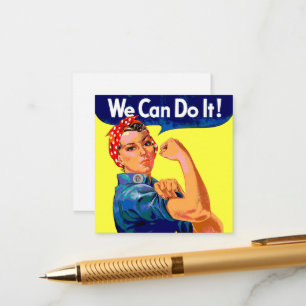 We Can Do It   Enclosure Card