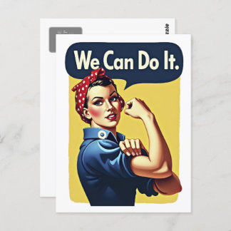 We Can Do It | Famous Feminism  Postcard
