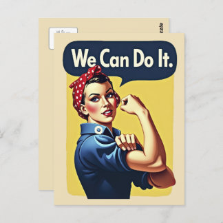 We Can Do It | Famous Feminism  Postcard