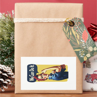 We Can Do It | Famous Feminism  Rectangular Sticker