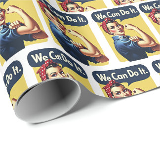 We Can Do It | Famous Feminism Wrapping Paper