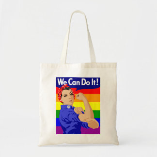 WE CAN DO IT (GAY ROSIE) Budget Tote bag