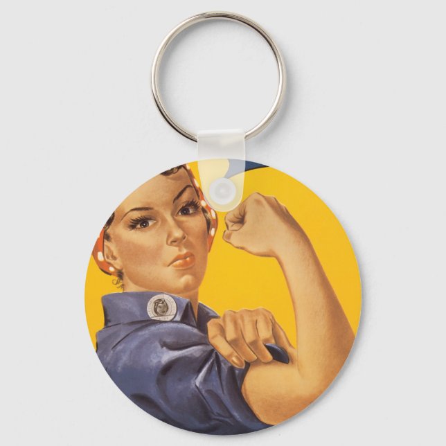 We Can Do It! Key Ring (Front)